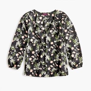 J. Crew Peasant Top in Liberty® Poppy Dream